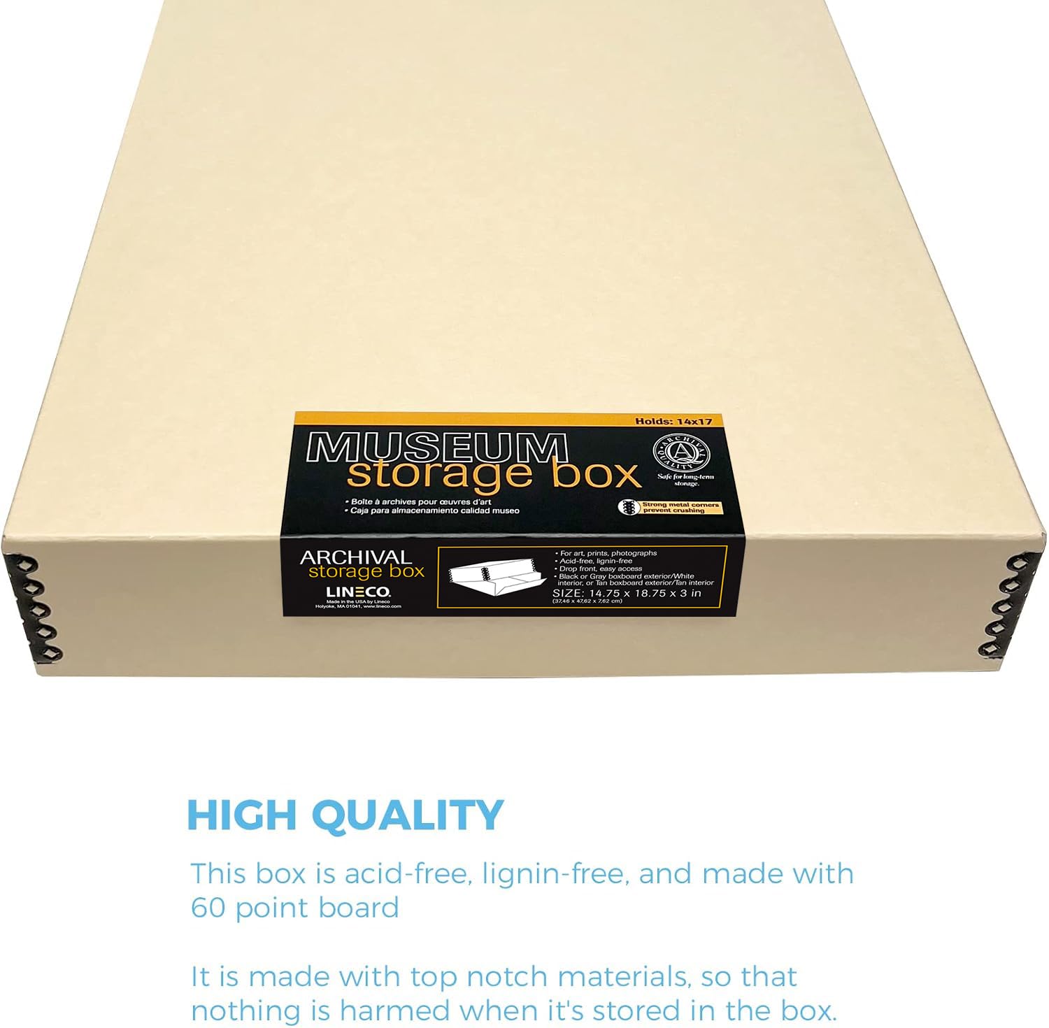 Amazon.com: Lineco: 14x18 Storage Box